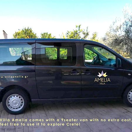 Villa Amelia I Free 9 Seater Mini Van & Pool Калатас Екстер'єр фото