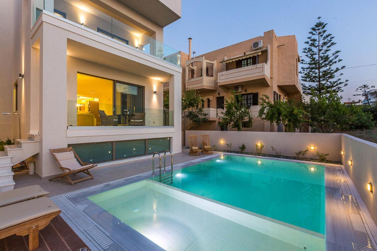 Villa Amelia I Free 9 Seater Mini Van & Pool Калатас Екстер'єр фото